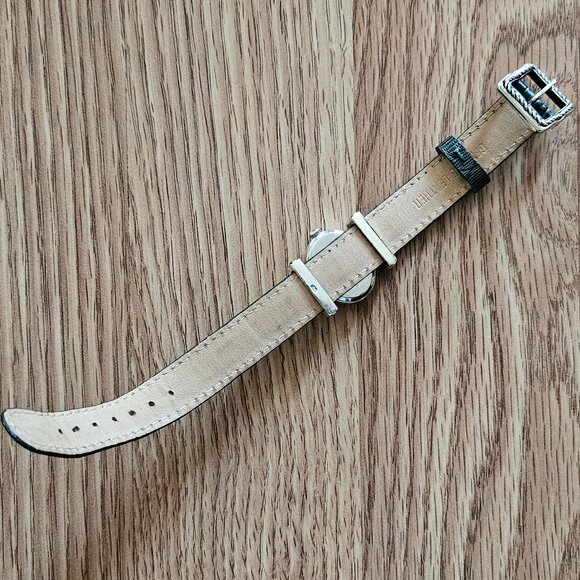 Ecclissi 925 Quartz Ladies Watch Interchangeable Genuine Leather Strap 8in - Picture 12 of 14